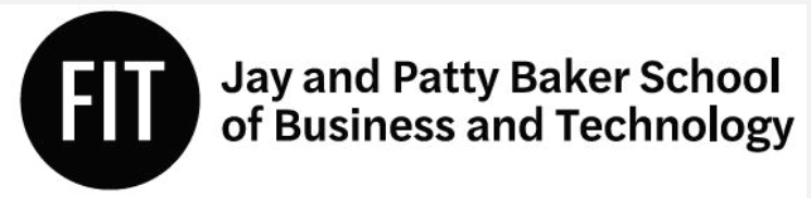 Logo for Jay and Patty Baker School of Business and Technology, featuring a black circle with 'FIT' in white letters.