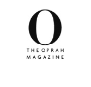 Oprah Magazine logo with a large black 'O' and the text 'The Oprah Magazine' underneath
