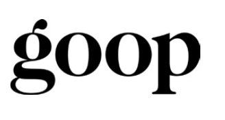 The word "goop" written in black lowercase letters with a distinctive apostrophe.