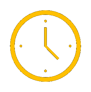 Clock showing the time as 4:00