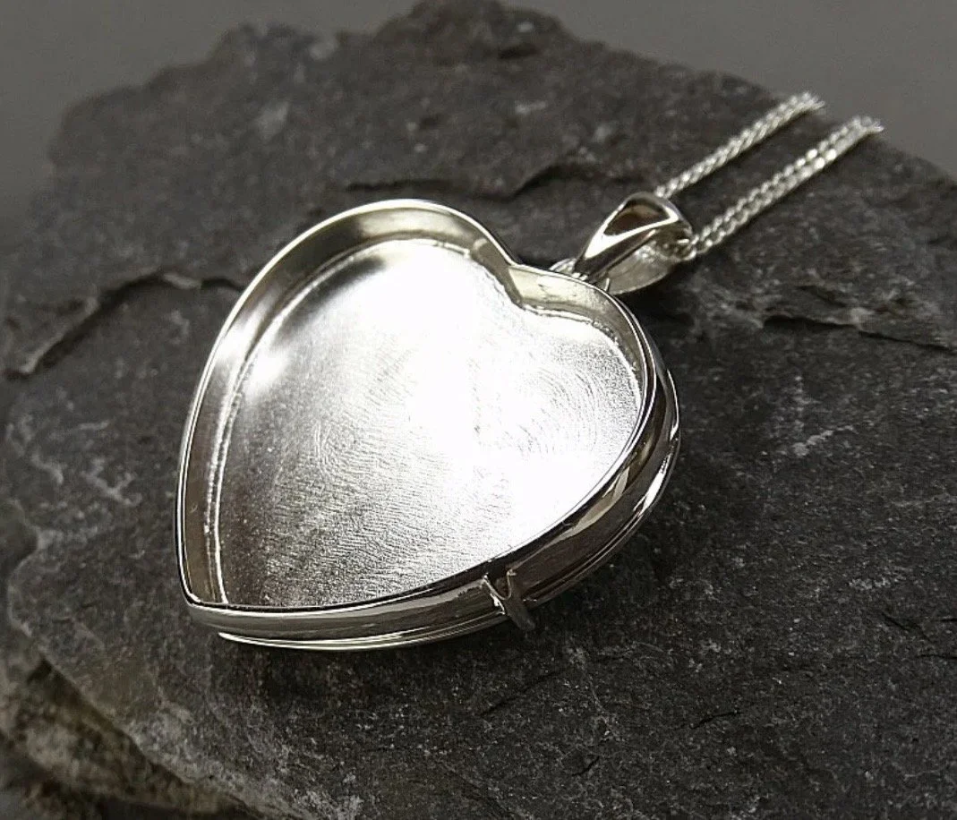 Eternal Heart Sterling Silver Memorial Locket