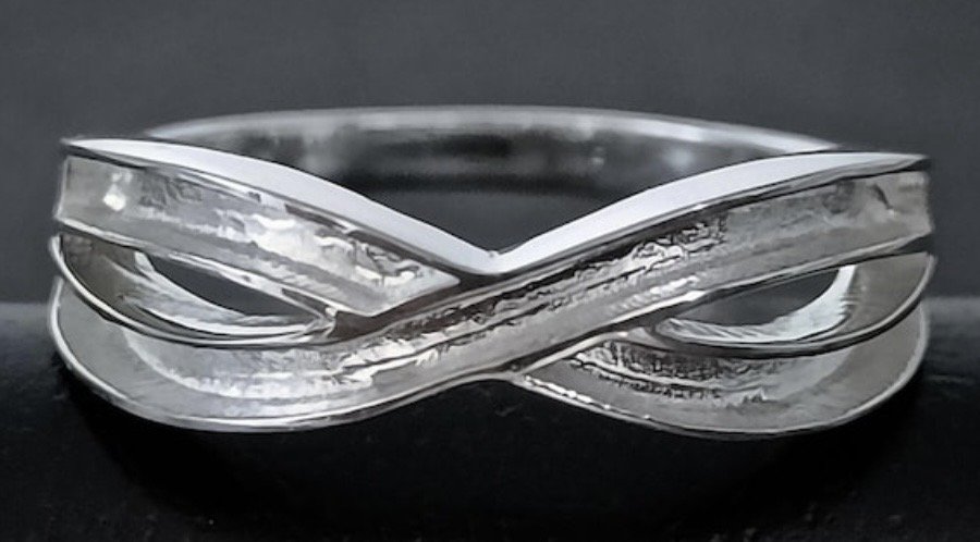 Infinity Memorial Ring - Sterling Silver