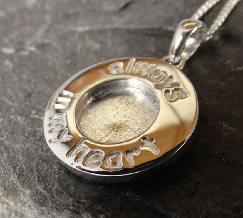 'Always in My Heart' Silver Pendant Necklace