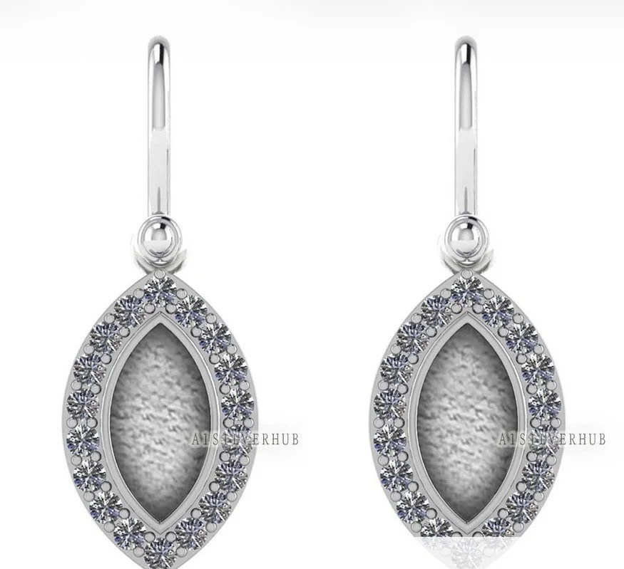 Elegance Memorial Teardrop Earrings