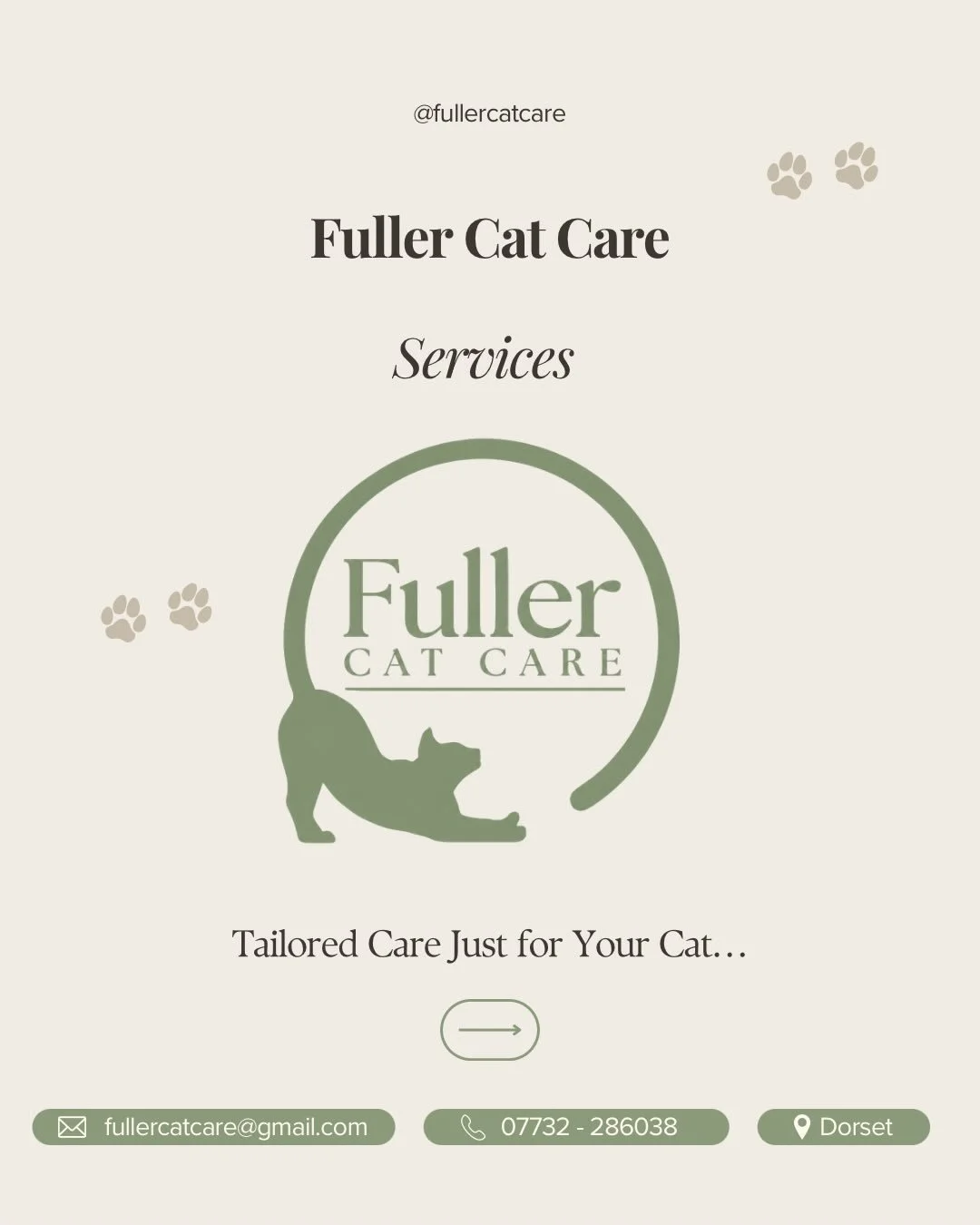 Not all cats need the same thing&hellip;
So why should their care look the same? 🐾 

From quick daily visits to full day sits (and everything in between), here&rsquo;s a look at what I offer. 

Swipe to find your cat&rsquo;s perfect fit

Send me a D