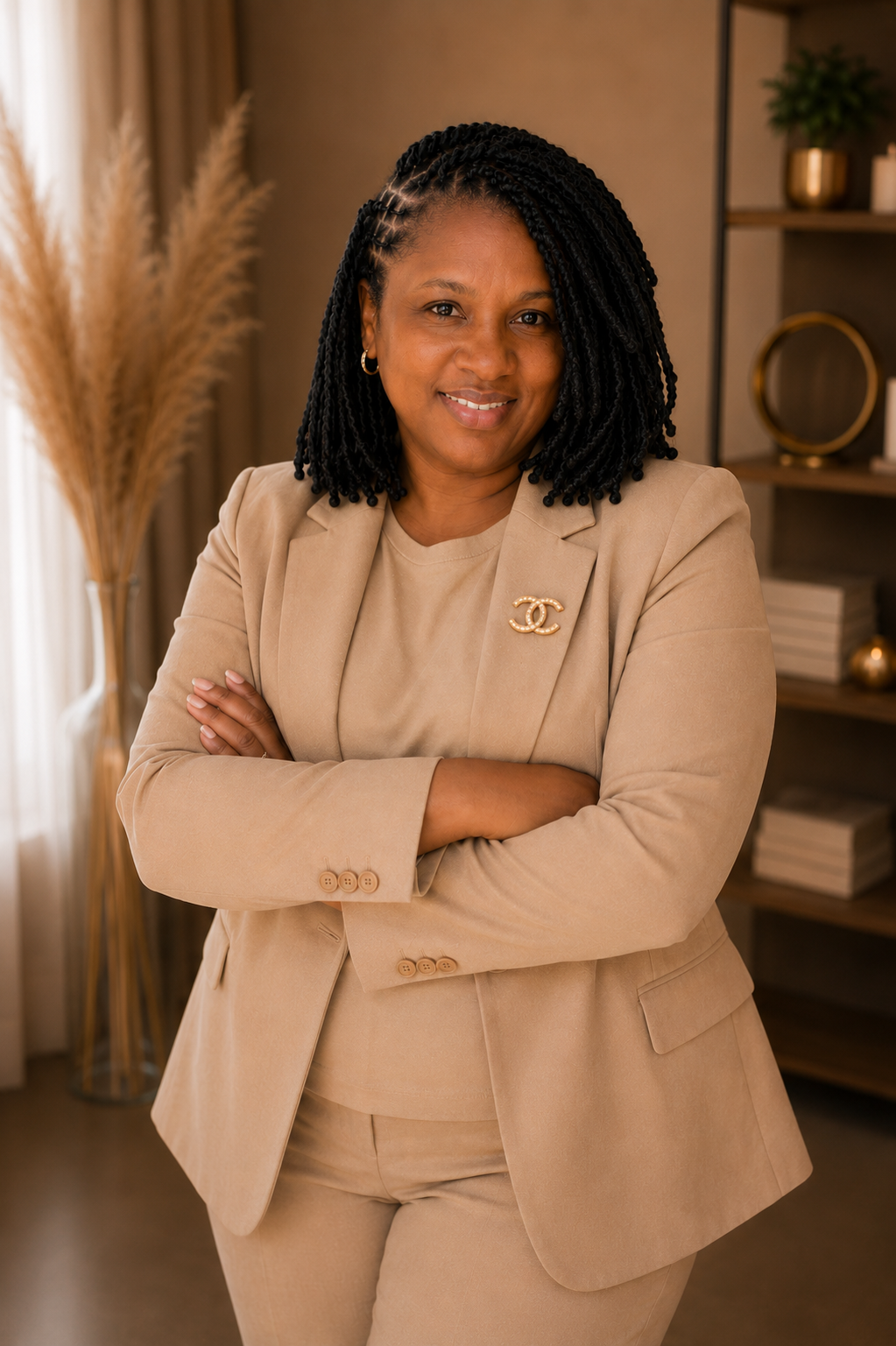 "Charita, founder of Pursuing Me Collective, inspiring personal growth and self-discovery"