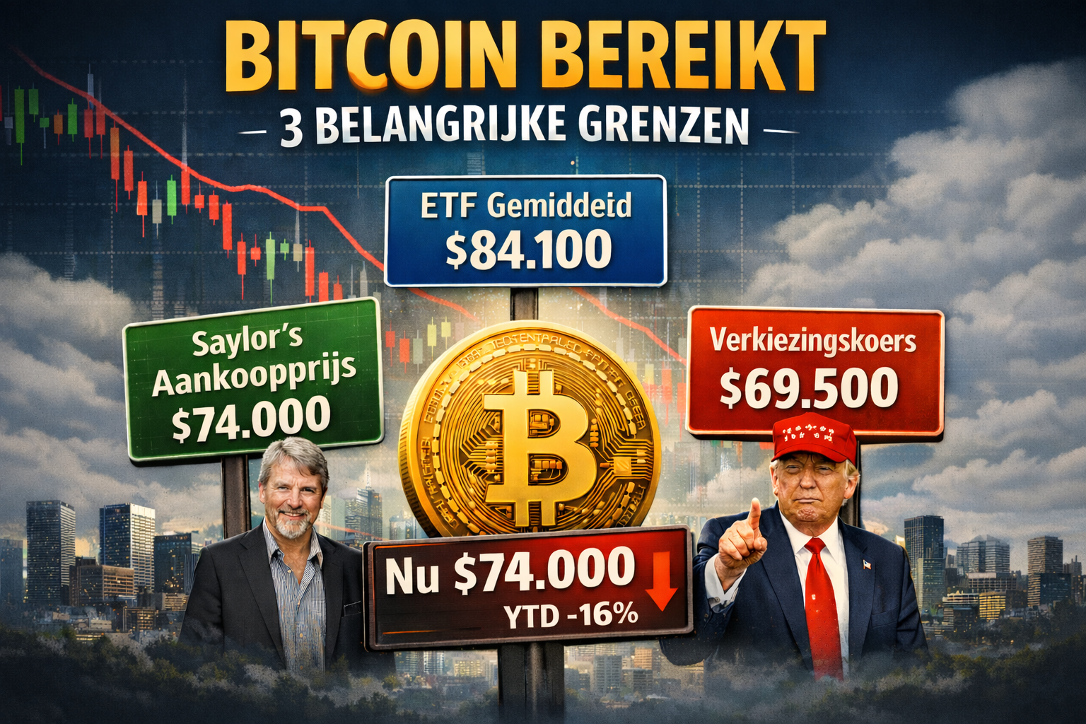 Bitcoin bereikt drie belangrijke grenzen
