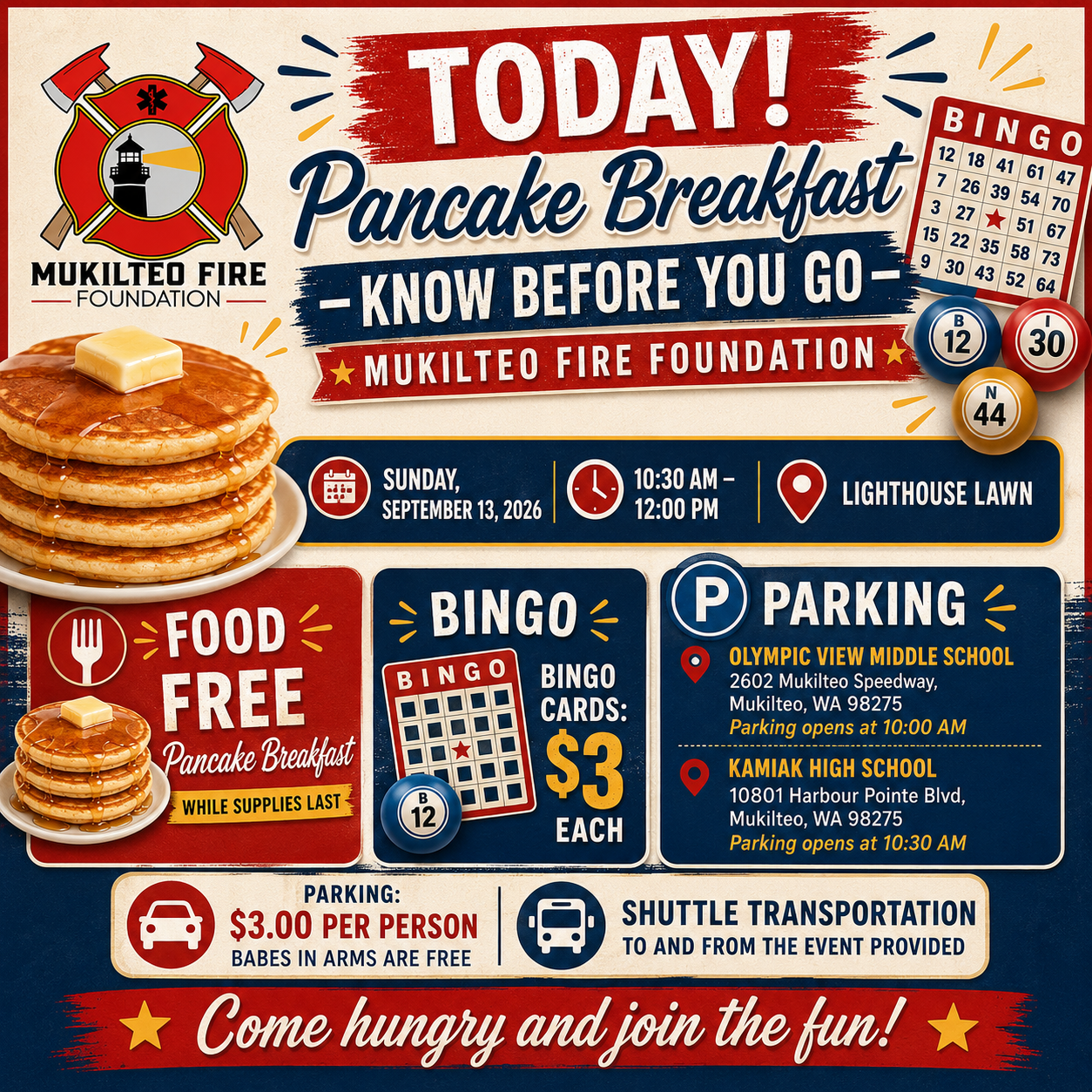 Pancakes and Bingo!
