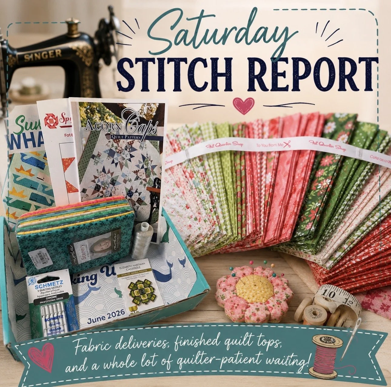 The Saturday stitch report #2