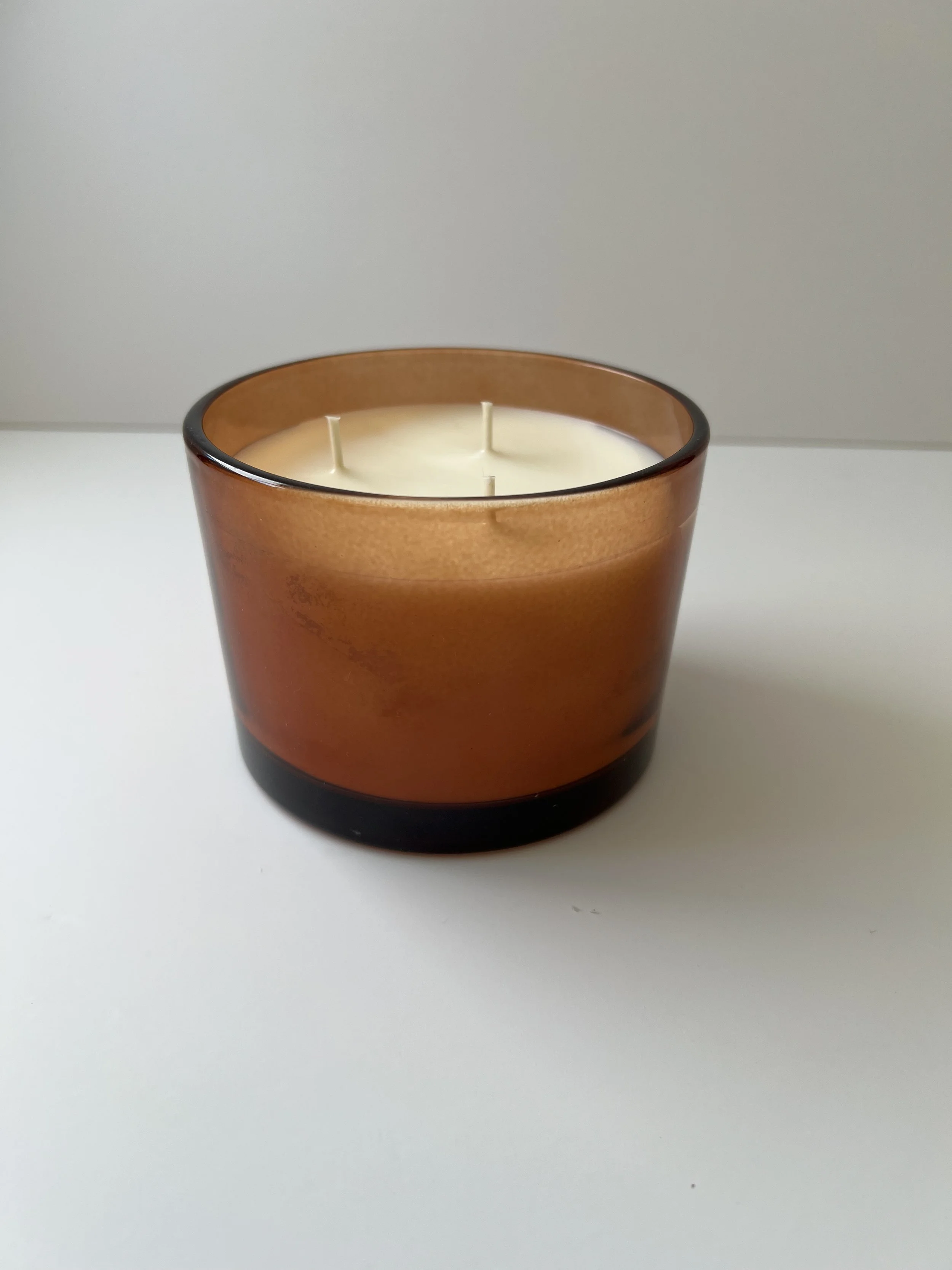 Amber 3-Wick Candle