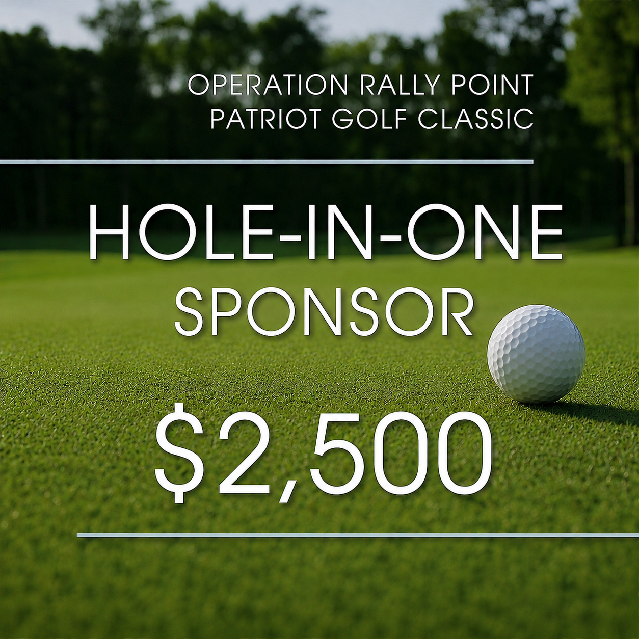 Hole-In-One Sponsor