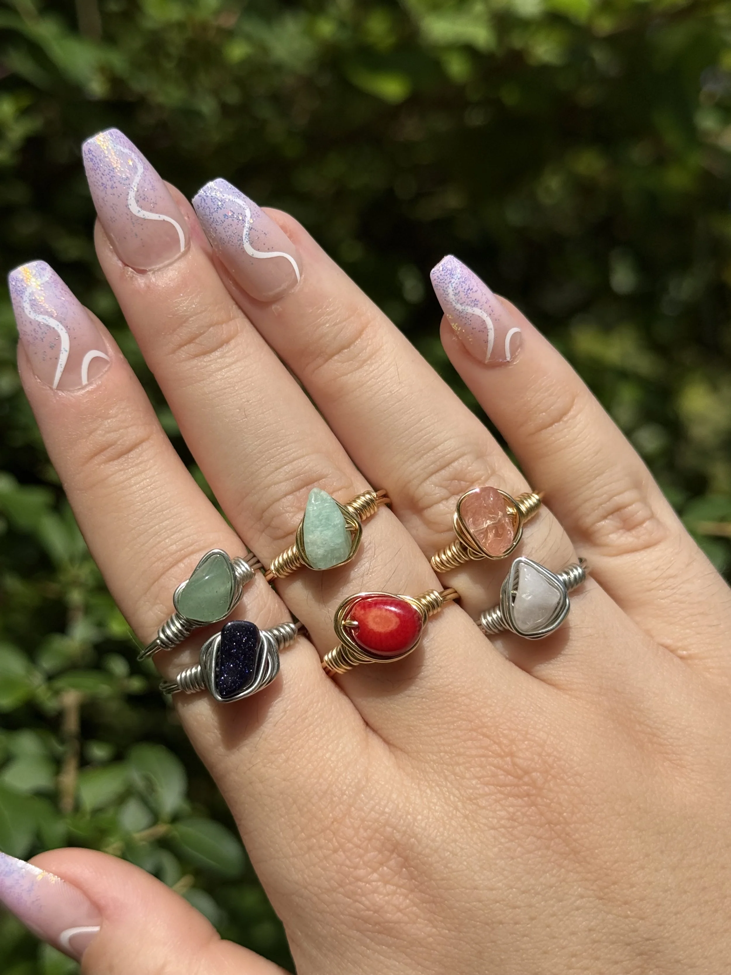 Mystery Crystal Rings