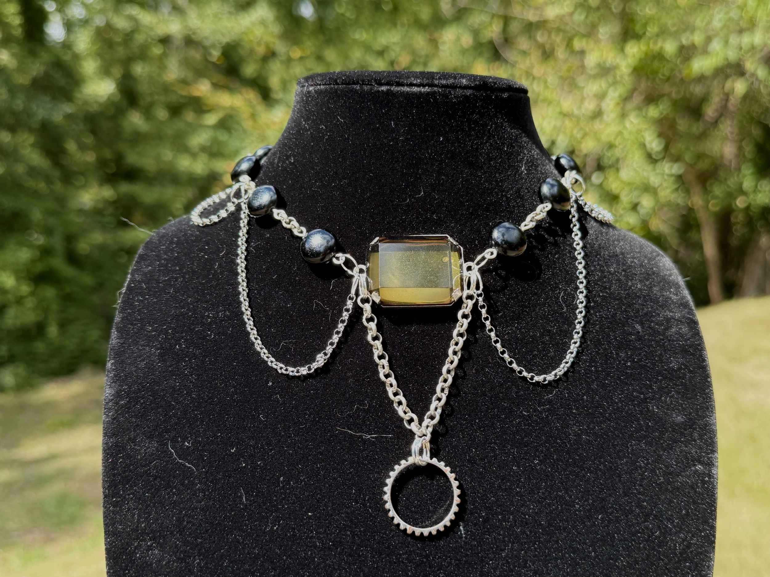 vintage onyx choker 3.jpeg