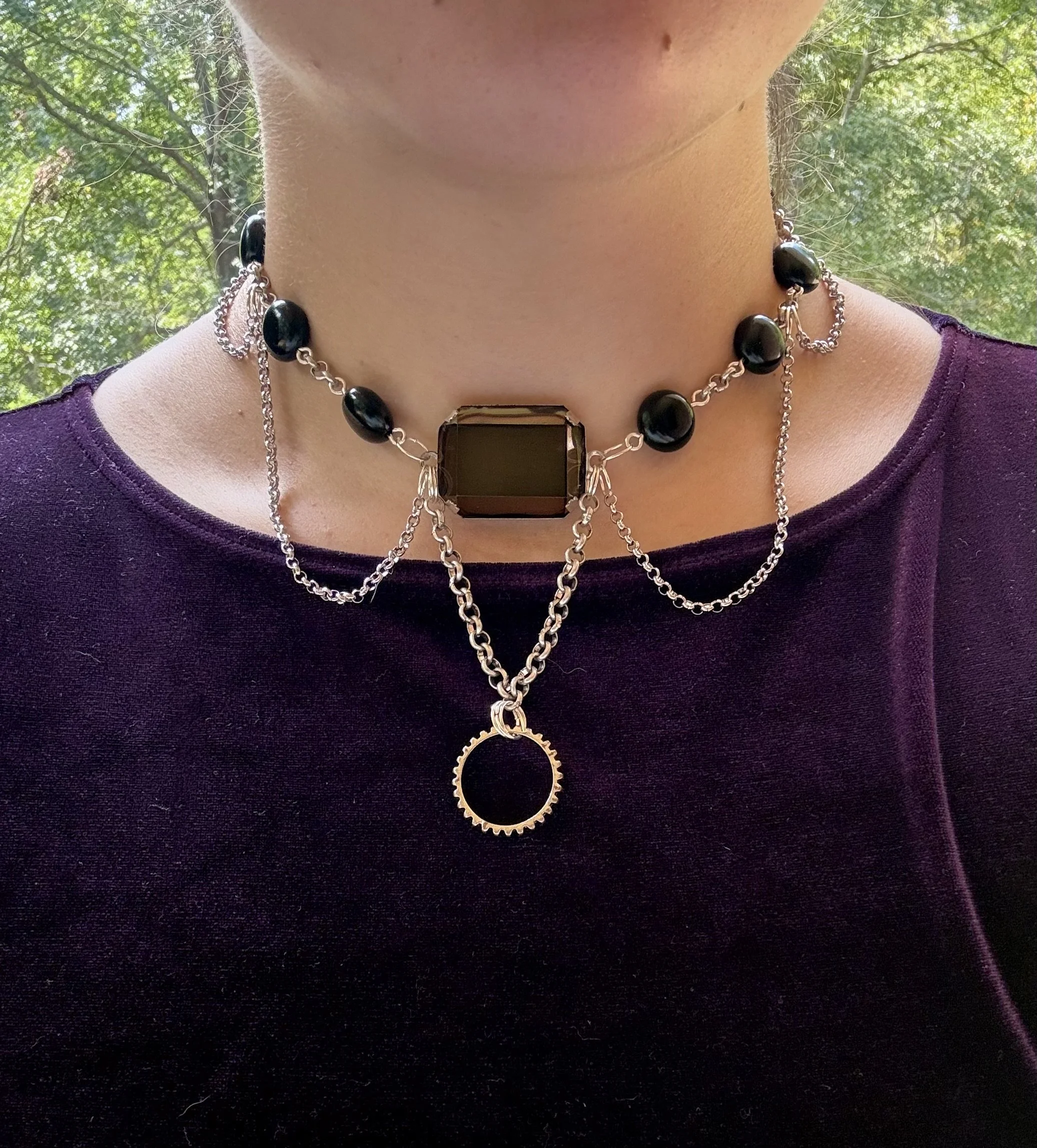vintage onyx choker 1.jpeg