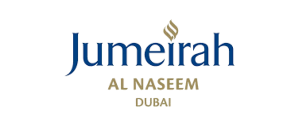 Logo of Jumeirah AL NASEEM Dubai with stylized text and design elements.