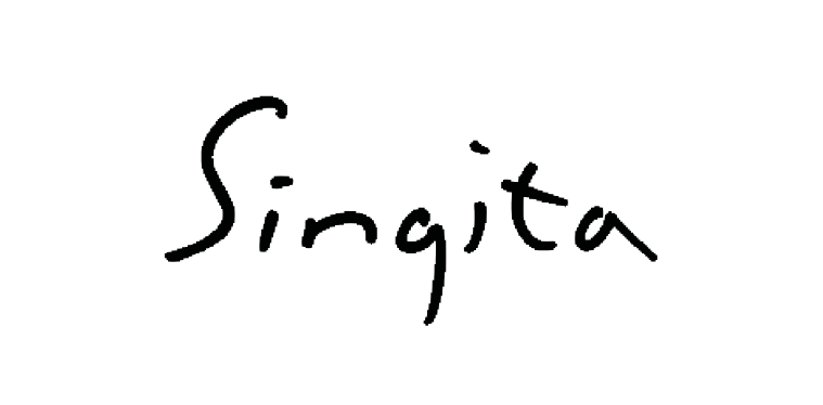 The word 'Singer' written in black cursive on a white background.