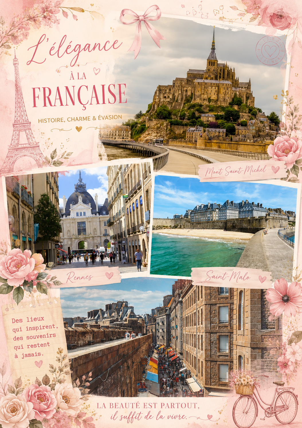 Mont St Michel - St Malo - Rennes