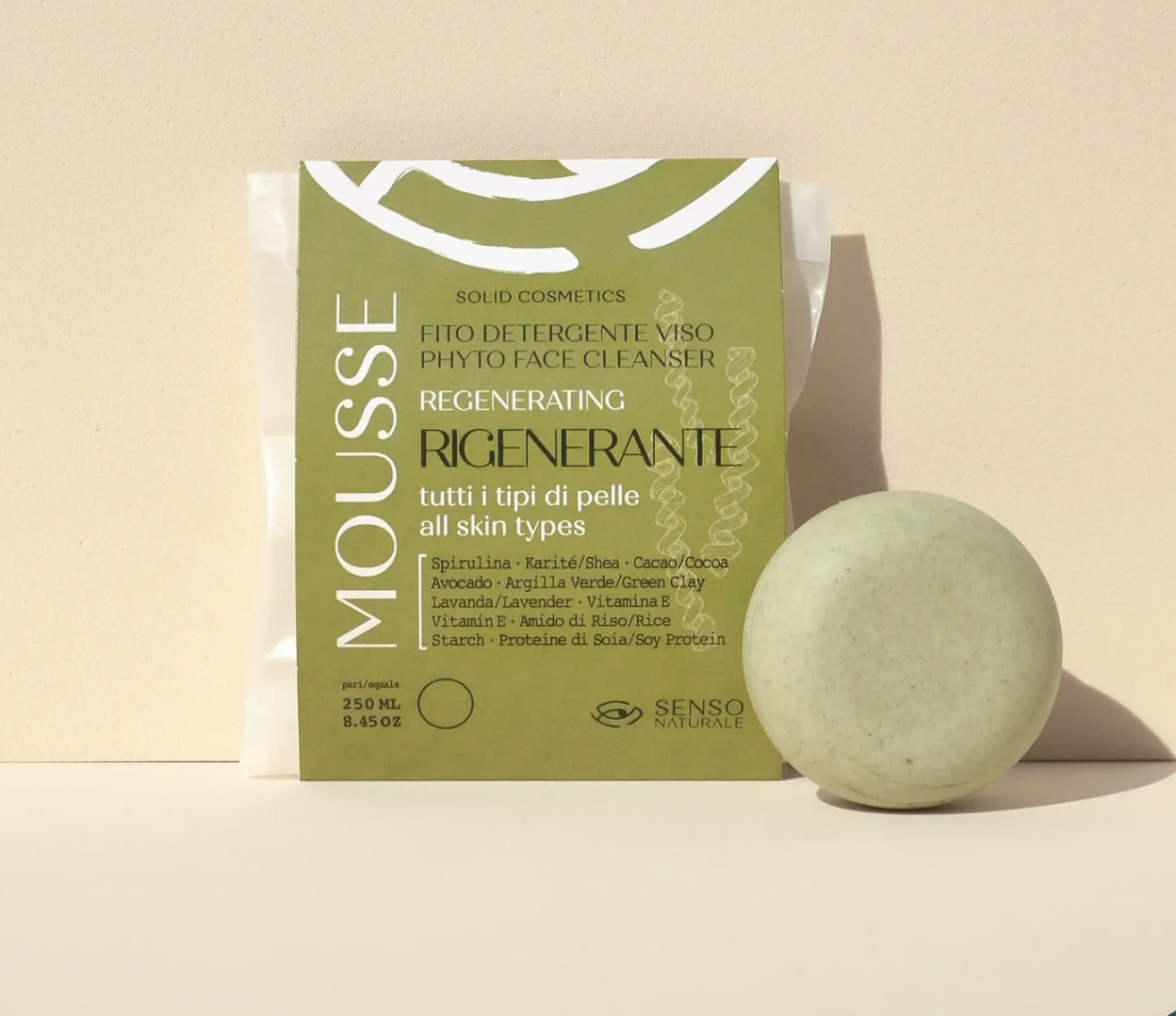 Detergente Mousse Viso RIGENERANTE - pelle da normale a mista