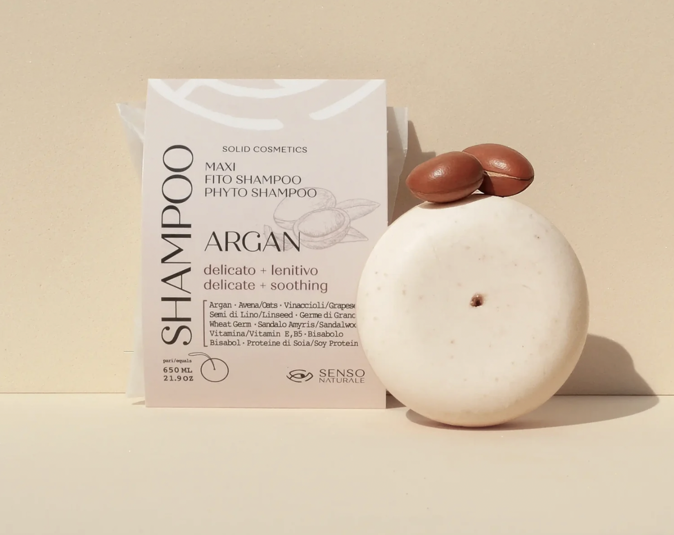 Fito Shampoo Solido ARGAN Lenitivo - Delicato per cute sensibile