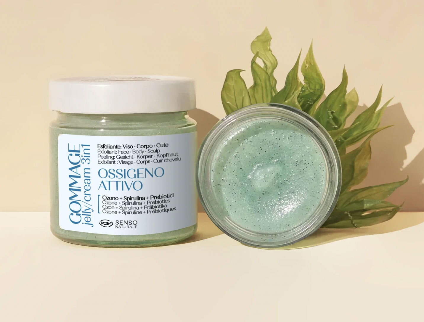Gommage Jelly Cream OSSIGENO ATTIVO - 3 in 1 Viso e Corpo