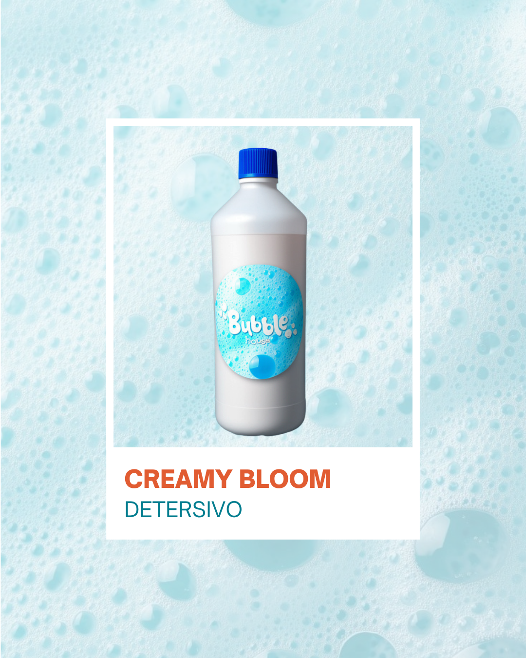 Creamy Bloom — Detersivo bucato premium 1L con flacone