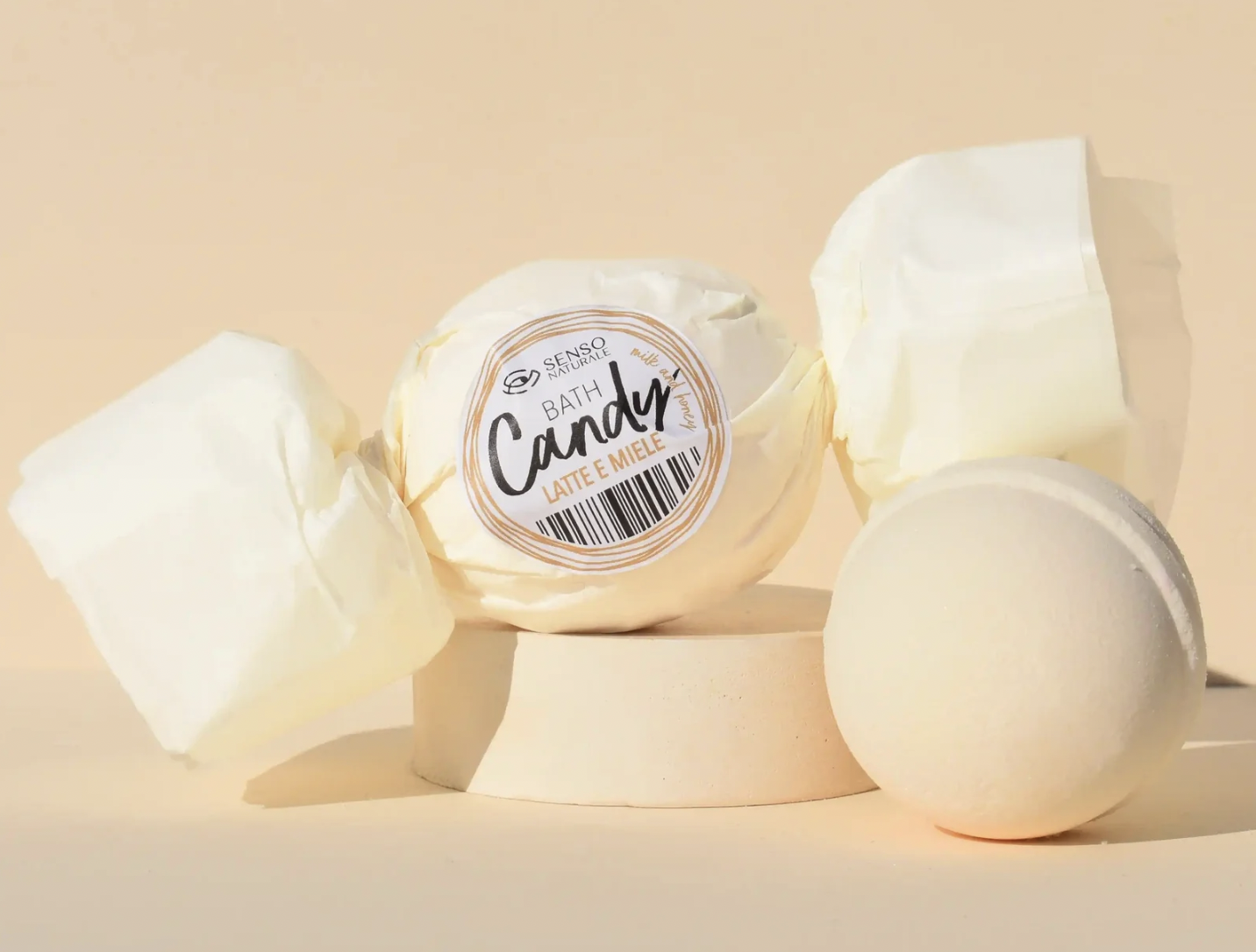 Caramella Bomba Da Bagno | LATTE e MIELE