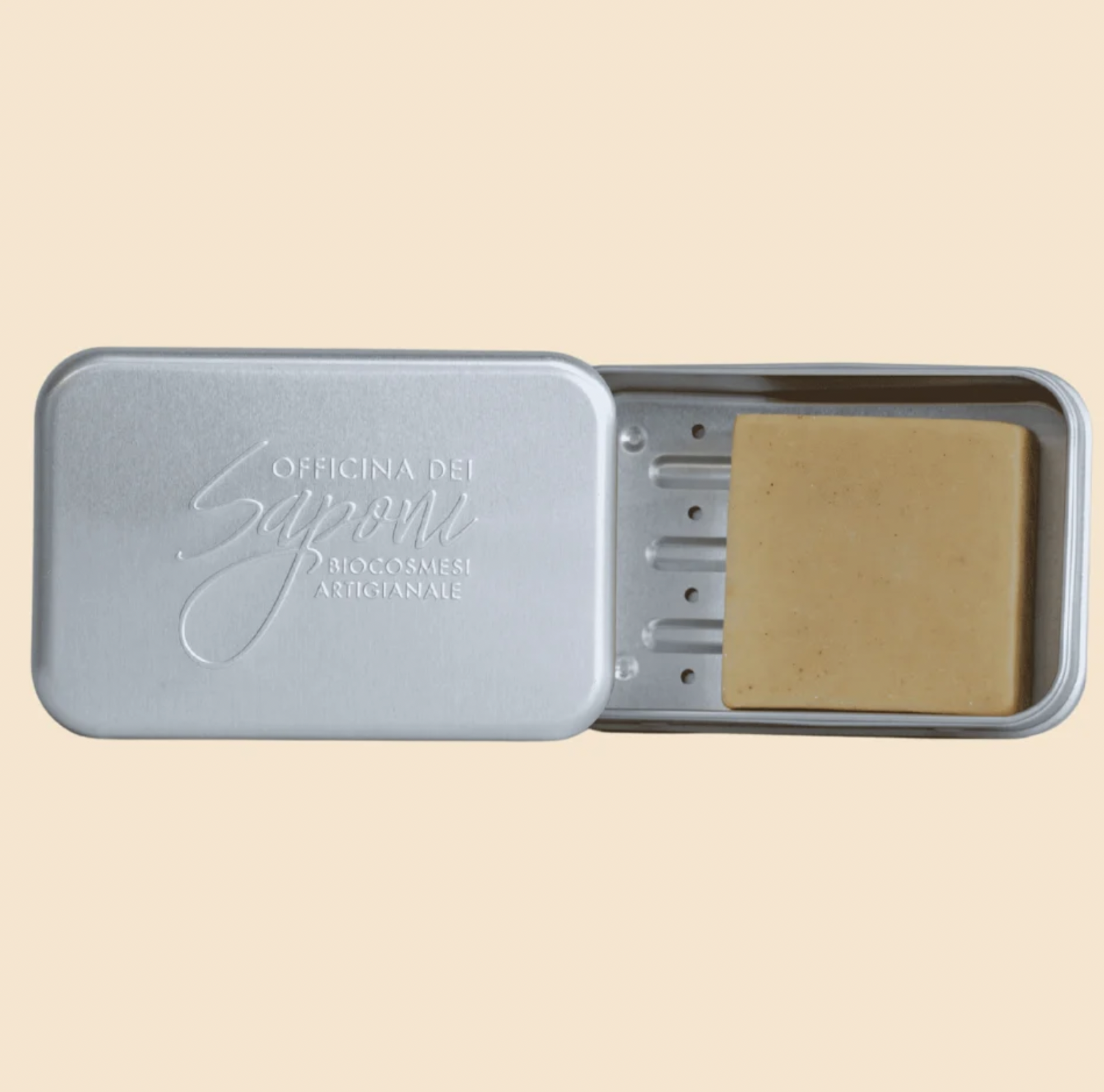 Porta sapone in alluminio