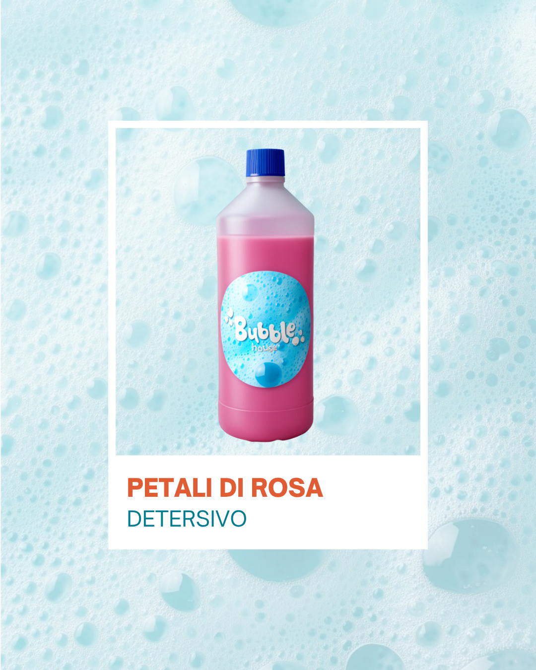 Petali di Rosa e Fiori di Ciliegio — Detersivo bucato 1L con flacone