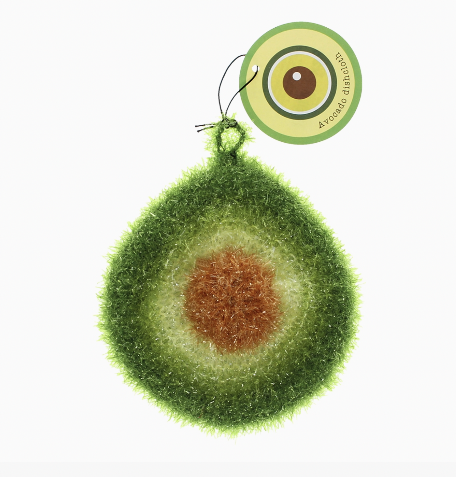 Spugna per piatti con scrubber antigraffio - Avocado