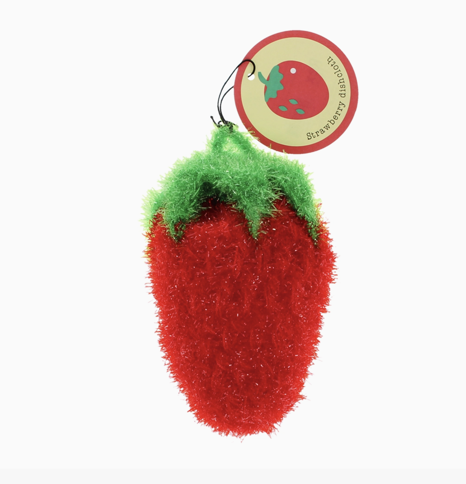 Spugna per piatti con scrubber antigraffio - Fragola