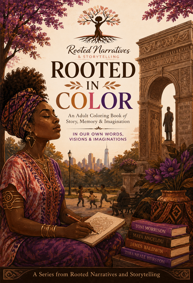 Rooted In Color: An Adult Coloring Book of Story, Memory & Imagination