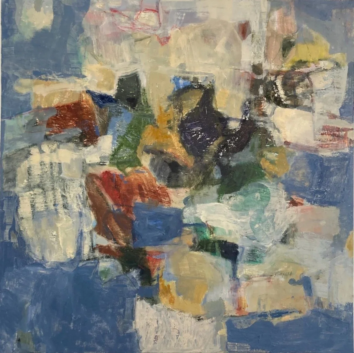 Closer to Home, oil on canvas, 30x30 in