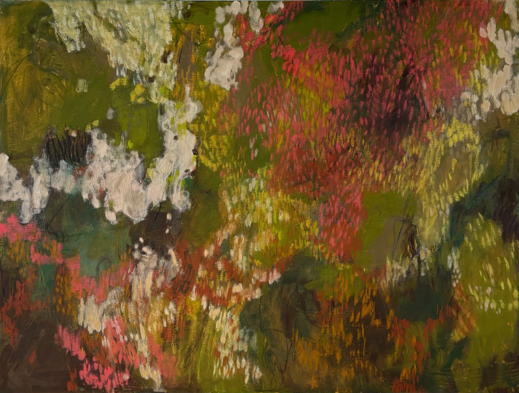 Moss Meadow, oil on canvas, 31x41 in