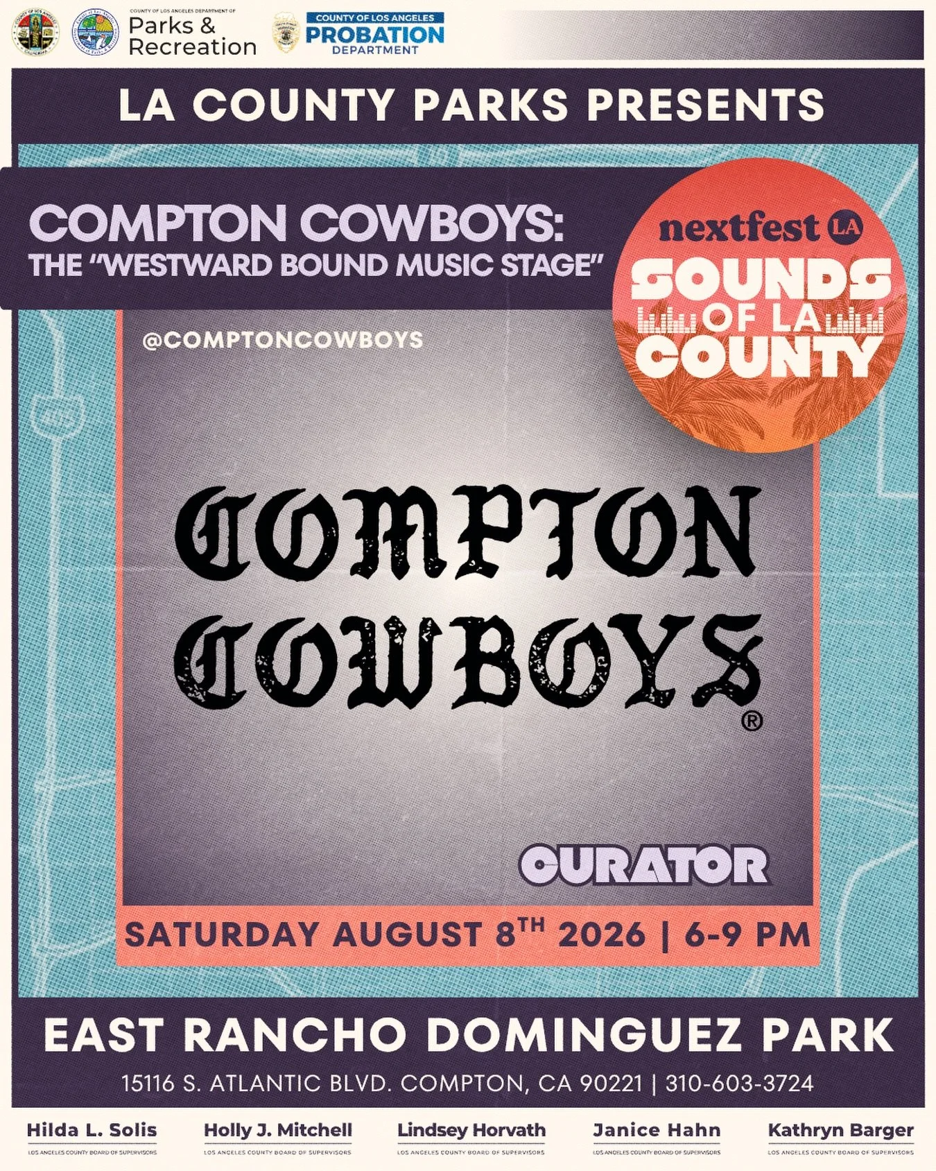 For over three decades, the crew works with horses to provide a positive influence on inner-city youth, combat negative and historically inaccurate narratives surrounding the city of Compton, and pay homage to Black-Americans in western and equine he