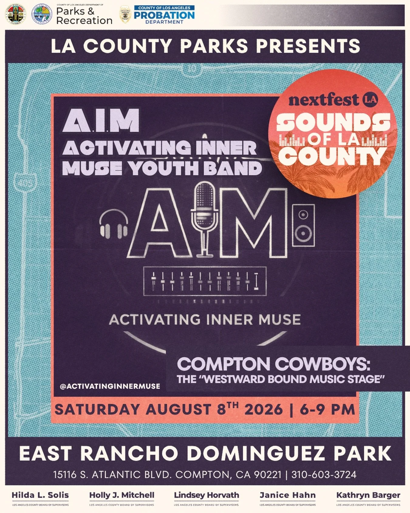 ARTIST SPOTLIGHT: A.I.M Activating Inner Muse Youth Band

Composed of dedicated student musicians honing their craft, they will be performing a high-energy set of Top 40 radio hits spanning R&amp;B, pop, and hip-hop.🎵🪩

#youthartists #summerhits #s