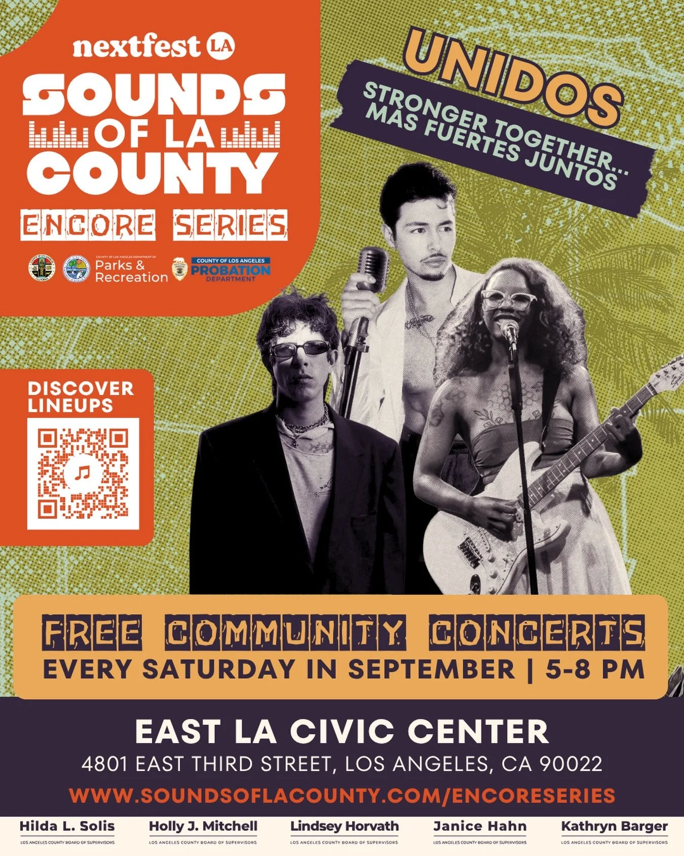 It&rsquo;s been an incredible first year for the Sounds of LA County concert series with over 300 artists and counting! For the past two months, we&rsquo;ve been bringing live music and community together across LA County, and the responses from arti