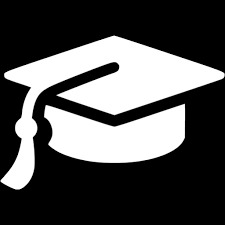 Icon of a graduation cap with a tassel