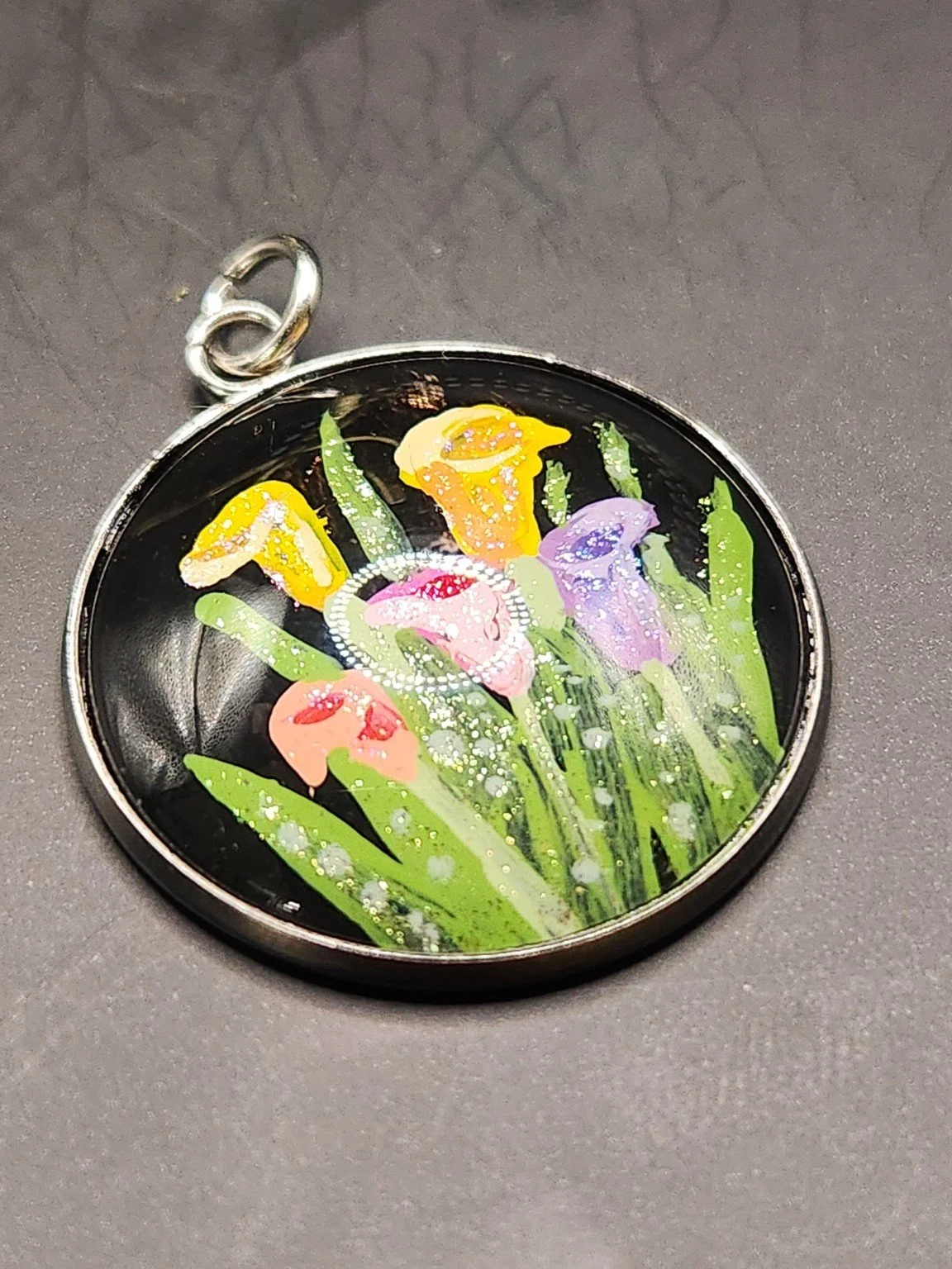 Calla Lilies Pendant