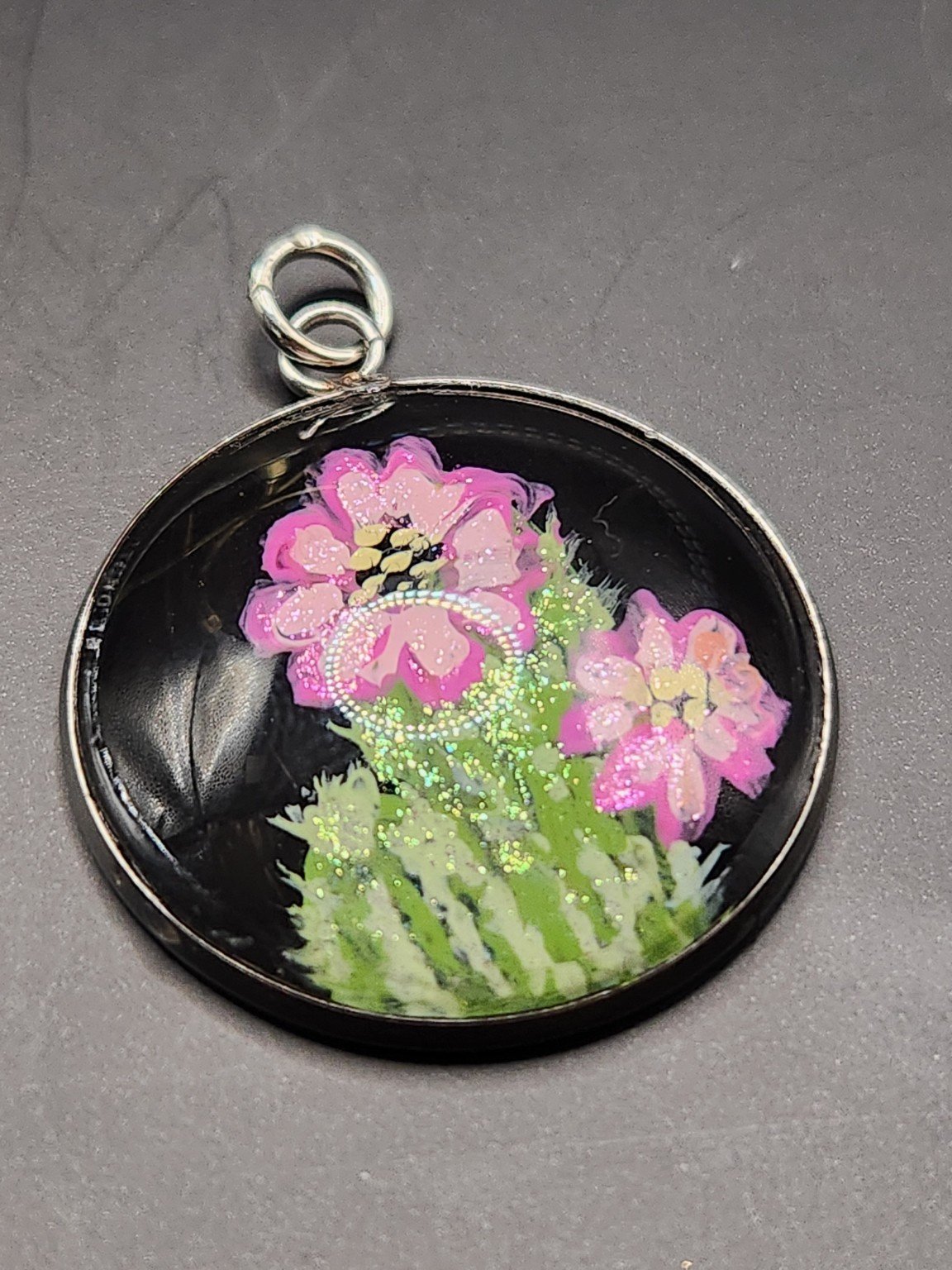 Cactus Flower Pendant