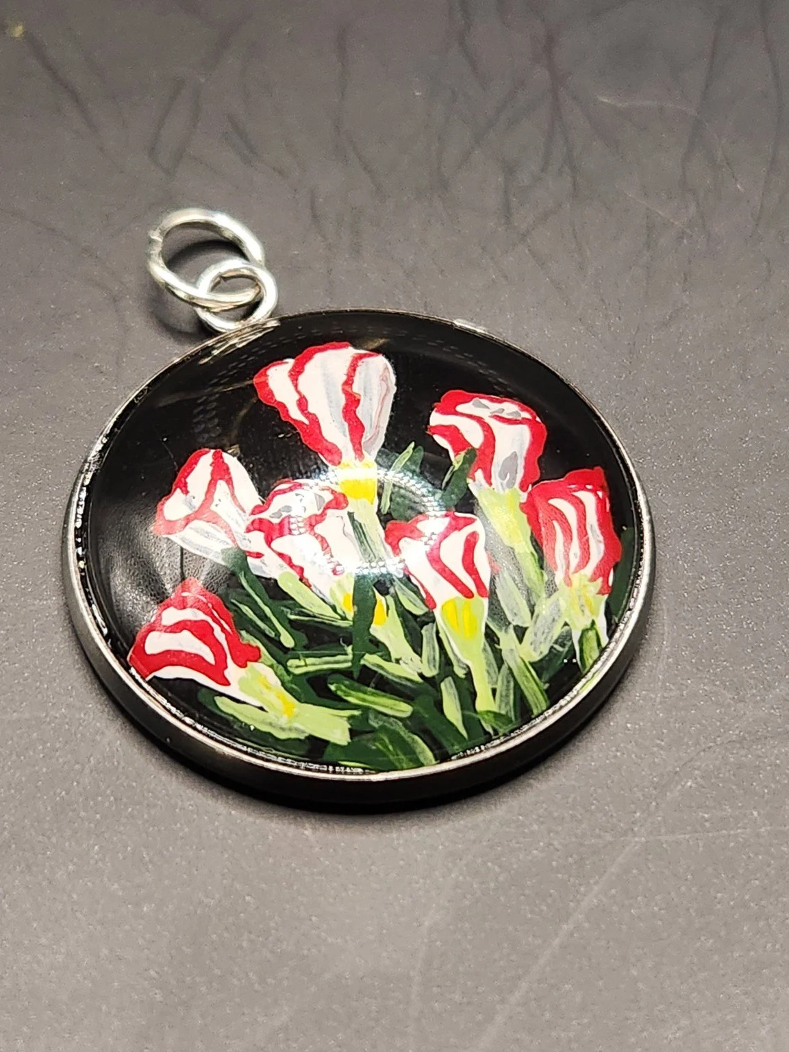 Candy Cane Sorrel Pendant