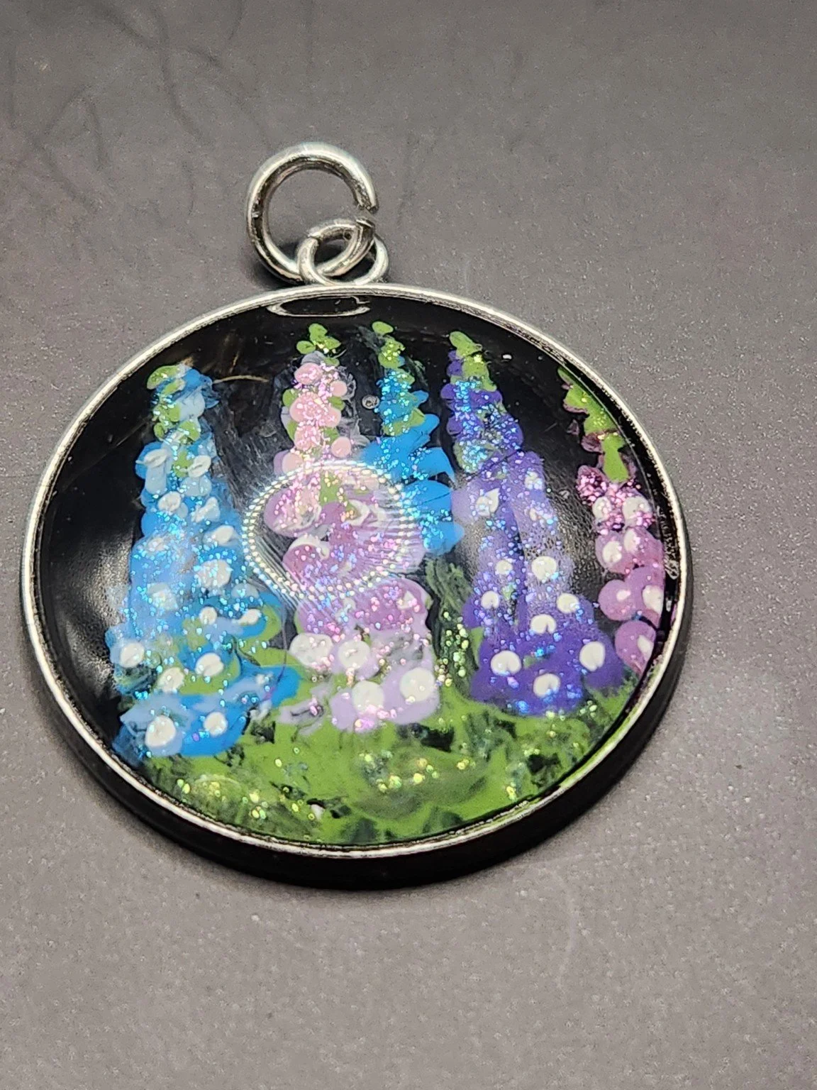 Delphinium Pendant