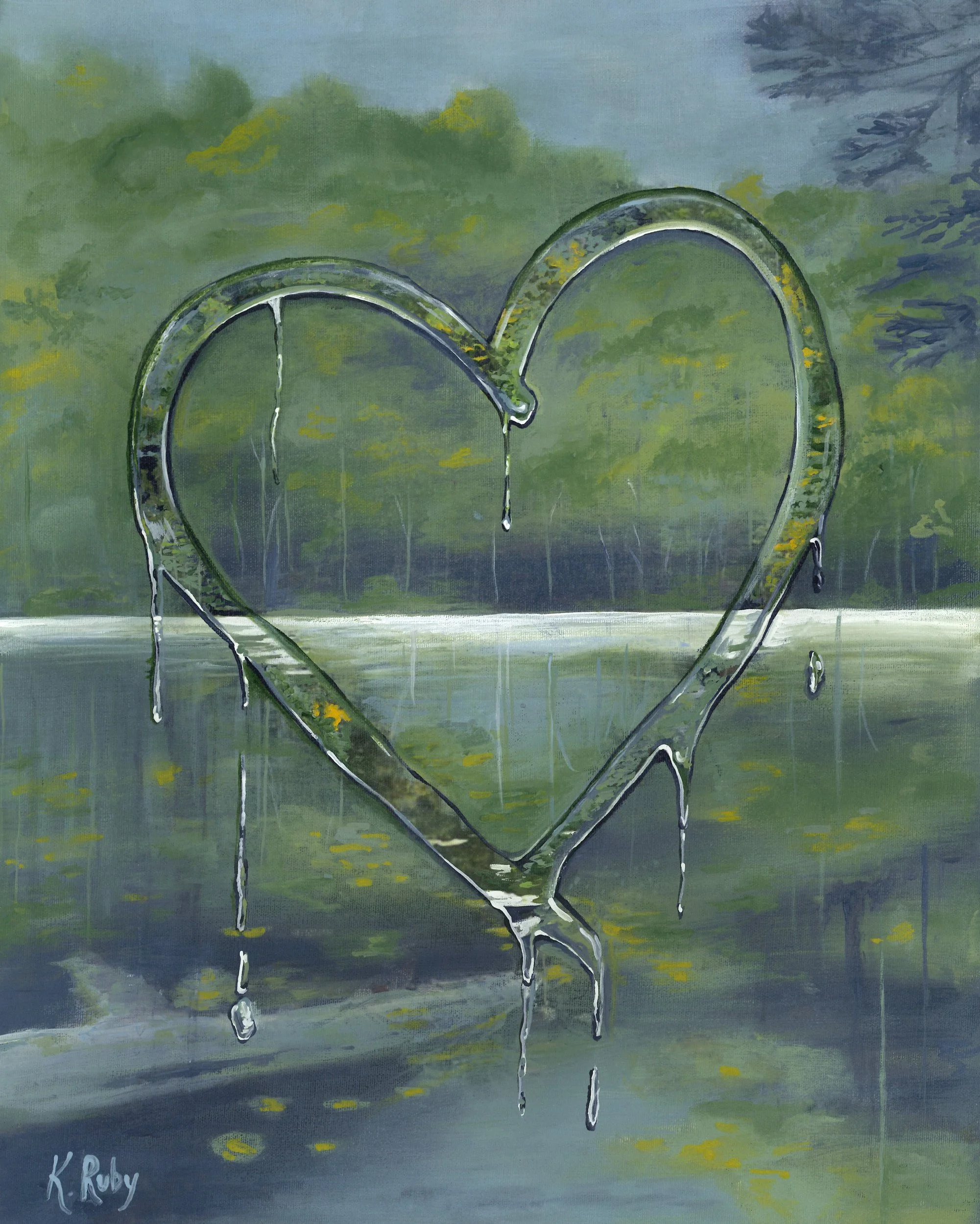 Lake Heart — Art Print