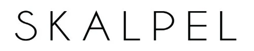 Text logo displaying the word 'SKALPEL' in black uppercase letters on a white background.