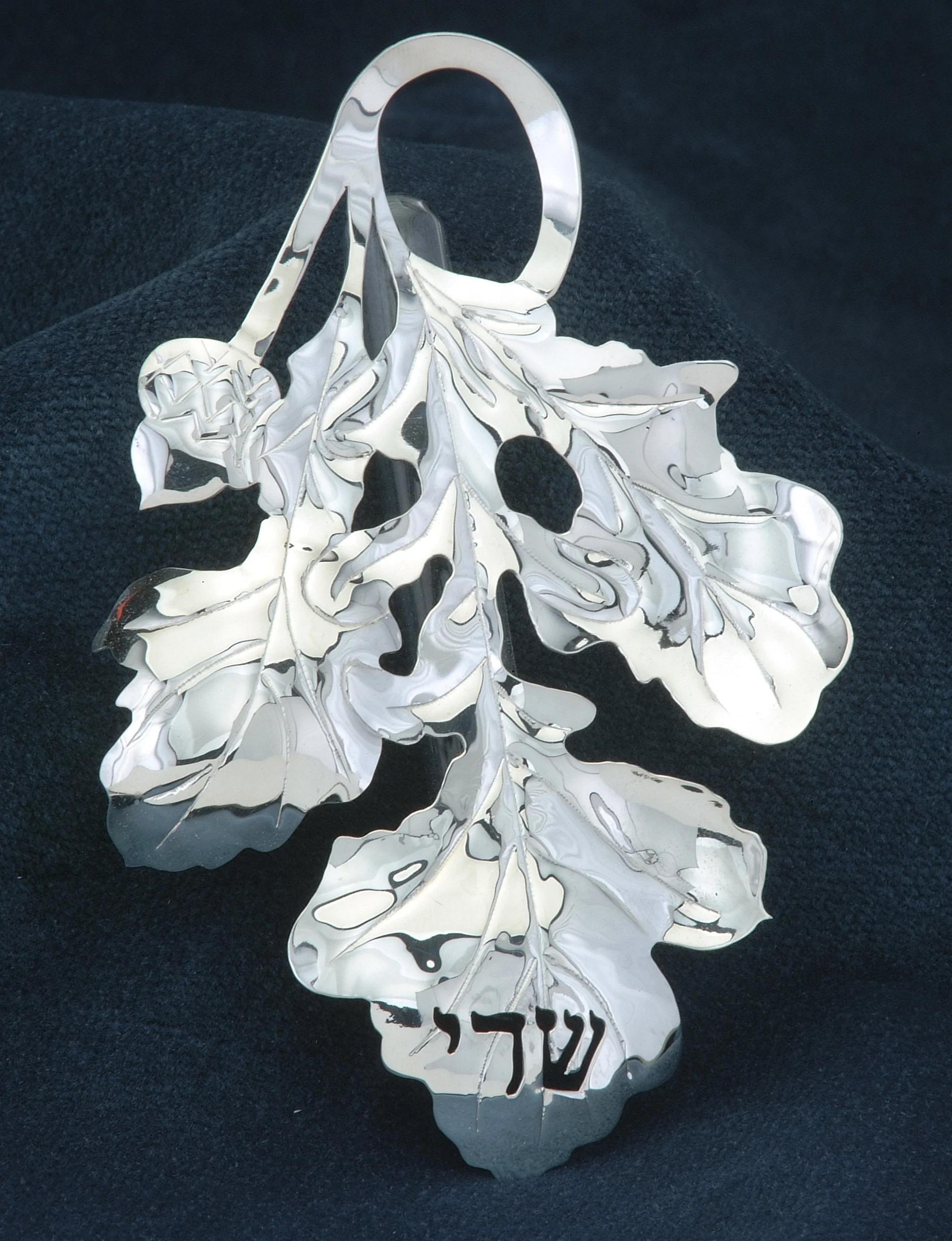 Oak Leaves Mezuzah