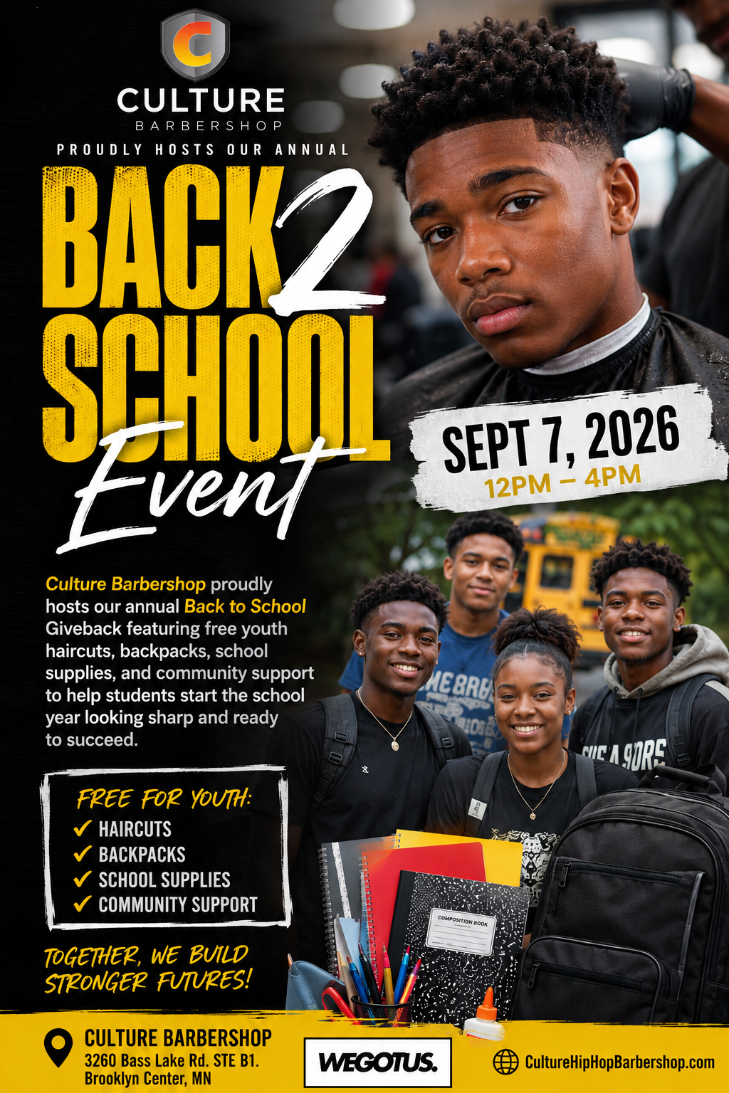Back 2 School Event