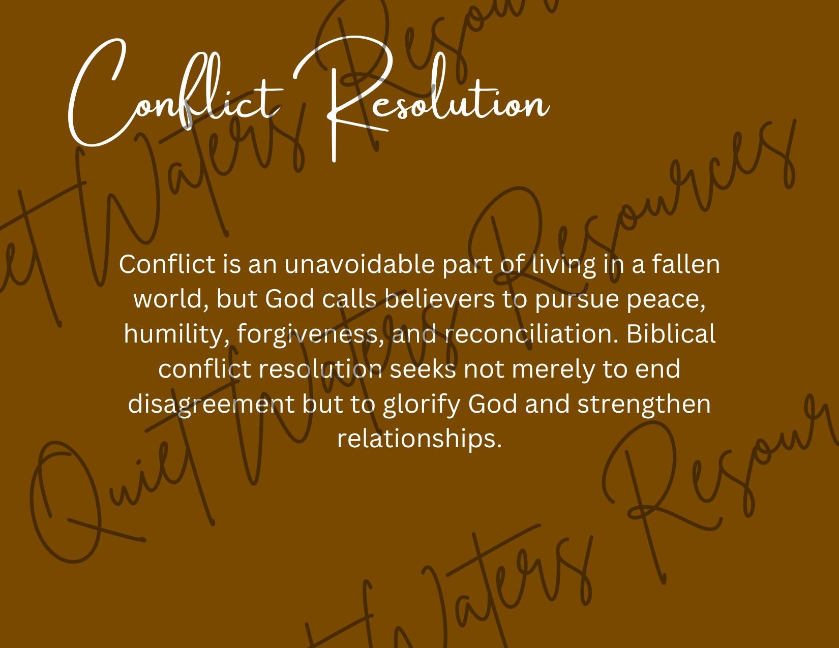 Digital Topic: Conflict Resolution