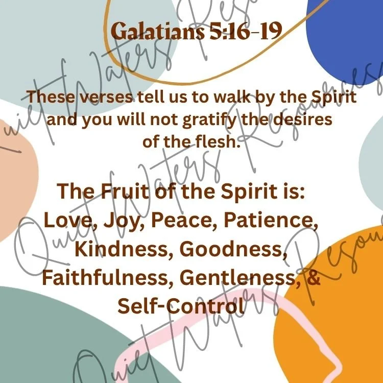 Digital Fruit of the Spirit Card (2.5 x 2.5 inch)