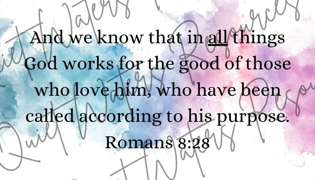 Digital Romans 8:28 Card (3.5 x 2 inch)
