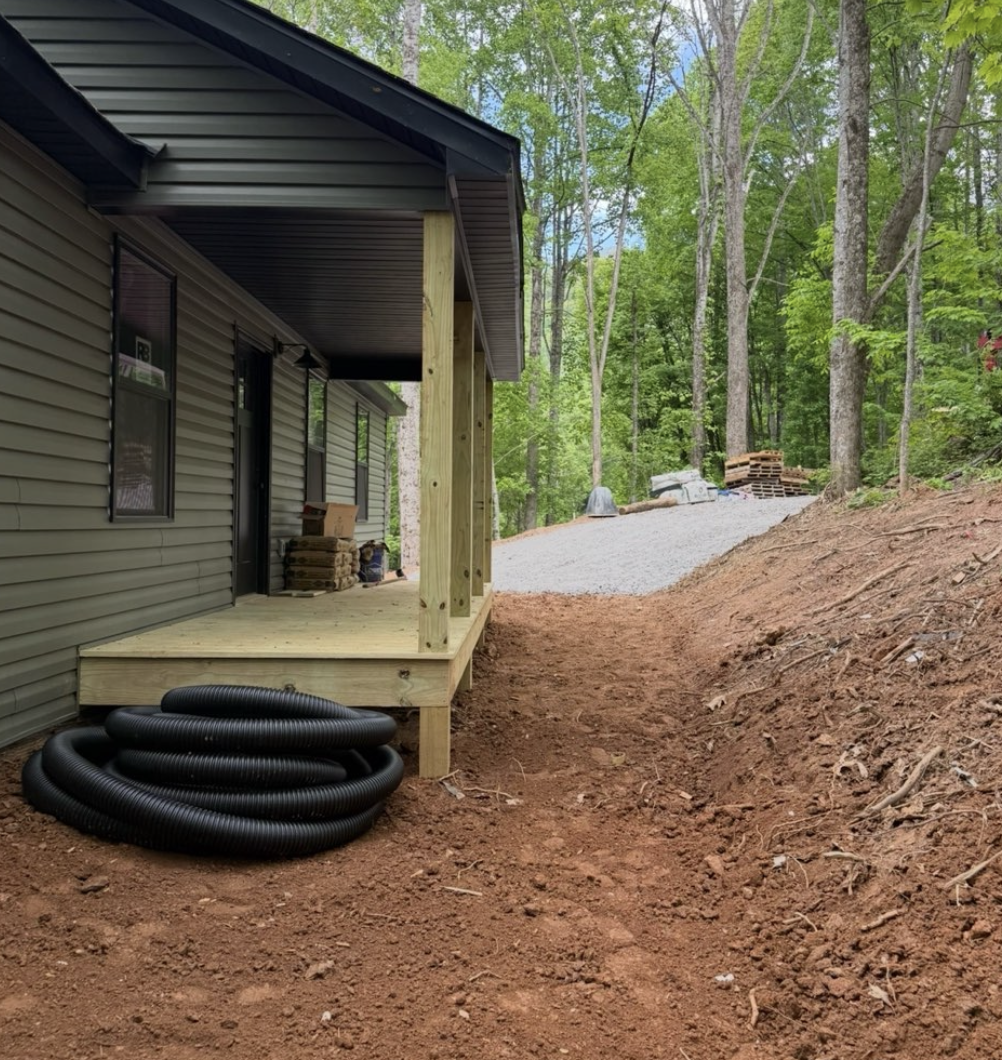 Stormwater drainage improvements completed in Simpsonville, South Carolina.