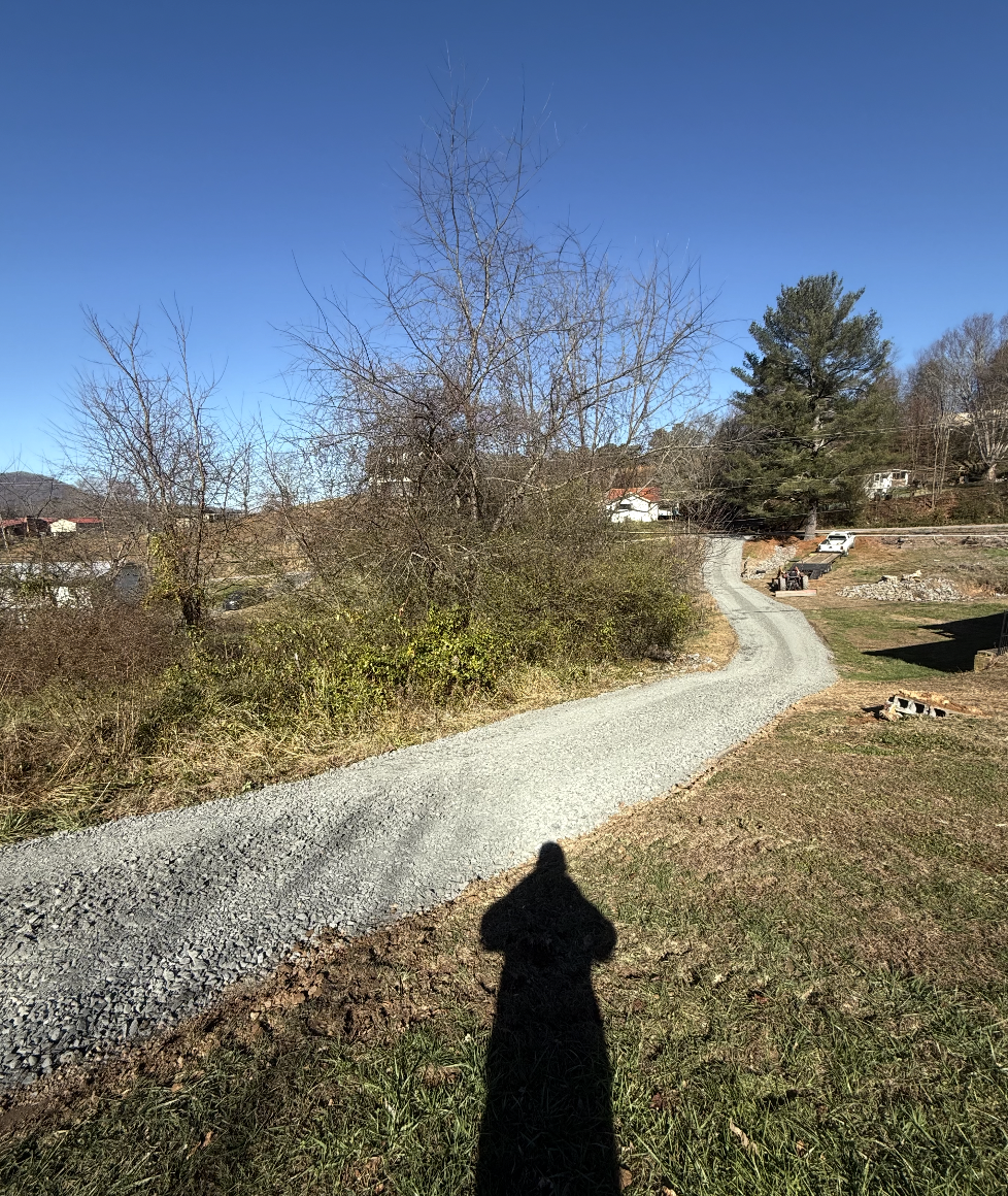 Heavy equipment land clearing in Greenville, South Carolina.